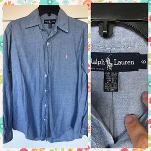 Long sleeve denim shirt